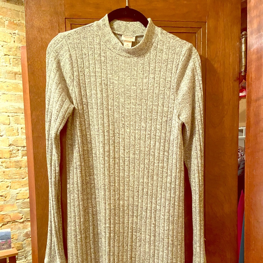 Gray above the knee dress